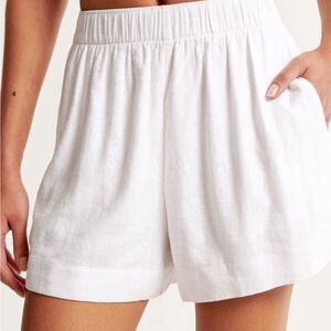 Abercrombie & Fitch Linen Pull On Shorts
